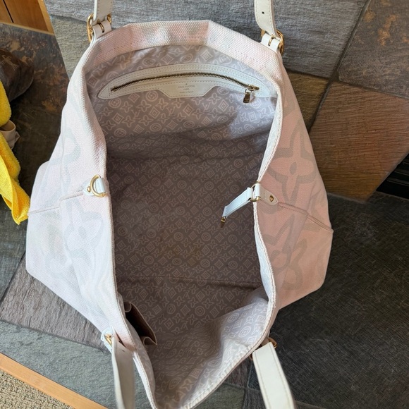 Louis Vuitton Marc Jacobs Monogram Tahitienne Cabas PM tote bag pink canvas 2008 - Picture 9 of 13